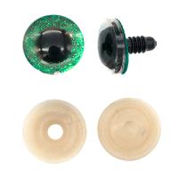 AR1216-B Глаза искристые зеленые 12мм, 2шт/упак
