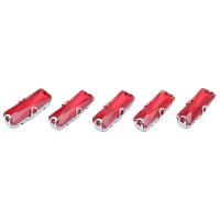 ДЦ001НН515 Хрустальные стразы в цапах прямоугольные (серебро) красный 15мм, 5шт/упак Astra&Craft