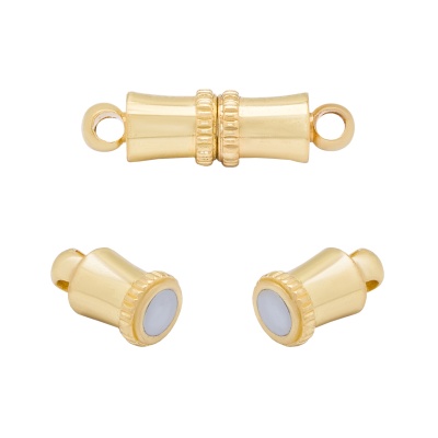 Замок магнитный для бижутерии, 5*16мм, 2 шт/уп Astra&Craft (золото)