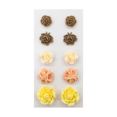 Декор для рукоделия 'Розочки' 10 шт/упак, Astra&Craft