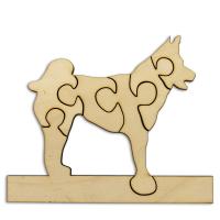 L-809 Деревянная заготовка пазл 'Лайка' 13,5*12см Astra&Craft