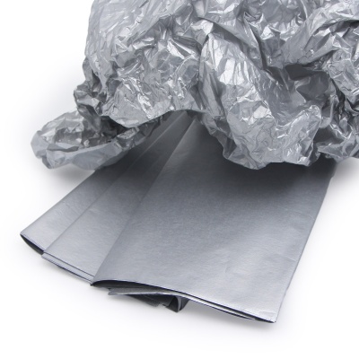 Бумага тишью 'металлик' Astra&Craft, 50*70см, 17гр/м2, 5шт/упак (GP-01 серебряный)