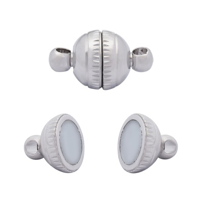 OTH1507 Замок магнитный, 14*8мм, 2шт/уп, Astra&Craft (серебро)