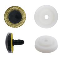 AR1220-C Глаза искристые золотые 25мм, 2шт/упак