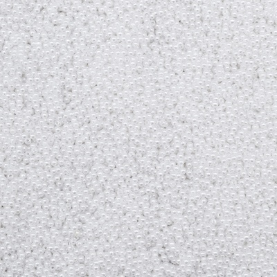 (7708331) Бусины круглые, пластик, 3мм, 500гр (001 NL белый)