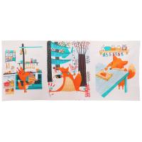 Рогожка набивная арт 904 рис 29251 вид 1 'Сливочный лис' 63*150см, Astra&Craft