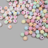 CN2038-6579 Бусины 'Орнамент и английский алфавит' круглые, пластик, 2*20гр Astra&Craft