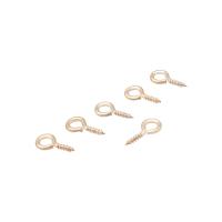 25617 Штифты 9 мм винтовые, уп.6шт, цв.золото