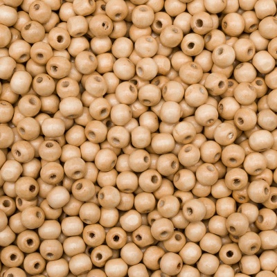 Бусины деревянные,натуральные, круглые, 10мм, 50гр, 160(+/-5)шт/упак, Astra&Craft (нат/дерево)