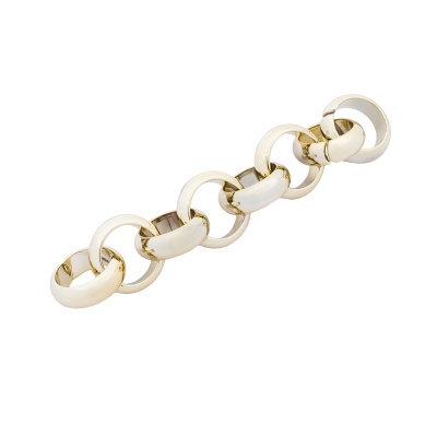 7039 Цепь, 10см, размер звена 18х18мм (золото)