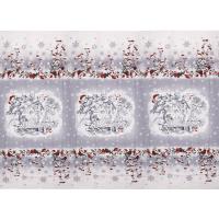 Рогожка набивная арт 904 рис 29115 вид 1 'Зимнее чудо' 200*150см, Astra&Craft