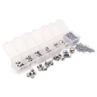 Набор стеклянных бусин 'Холодное серебро', бусины 70+/-2 шт, Astra&Craft