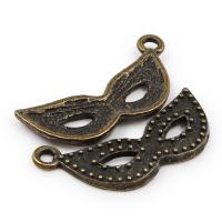 4AR066 Подвеска металлическая карнавальная маска,2шт/упак, Astra&Craft