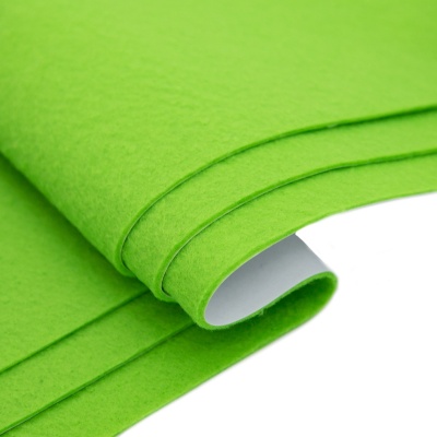 Фетр листовой мягкий клеевой, 1.0мм, 180гр, 20х30см, 3 шт/упак Astra&Craft (AF901/YF674 салатовый)