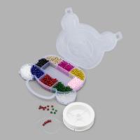 Набор Бисера 6/0, 10 цветов, с контейнером и нитью, Astra&Craft