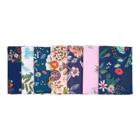 PAT07-06 Набор тканей 'Растительный принт' разноцветный (100% хлопок) 50*50см,7шт/упак, Astra&Craft