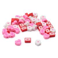 ZZ1339-1 Бусины из полимерной глины 'Любовное послание', 50шт/упак, Astra&Craft