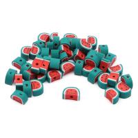 ZZ1437 Бусины из полимерной глины 'Арбуз', 50 (+/- 3)шт/упак, Astra&Craft