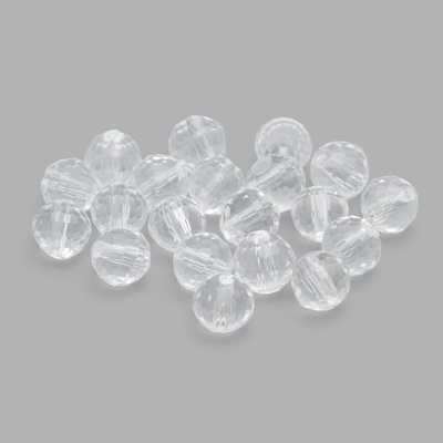 Z-453 Бусины стеклянные, 8 мм, упак./20 шт., Astra&Craft (802 прозрачный)