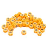 ZZ1329 Бусины из полимерной глины 'Подсолнух', 50шт/упак, Astra&Craft