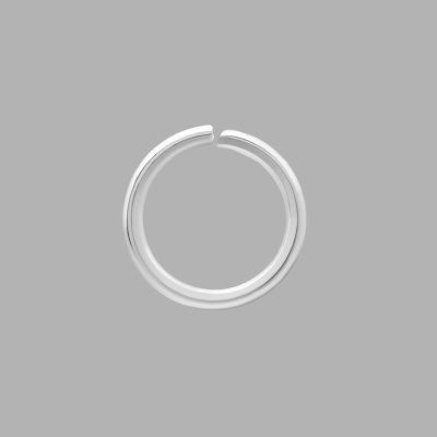 4AR244/245/246 Кольцо соединительное 0,9*8мм, 50шт/упак, Astra&Craft (Серебро)