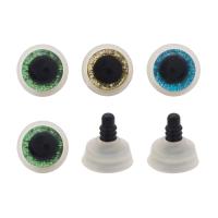 Набор глаза искристые ассорти 12мм, 6шт/упак