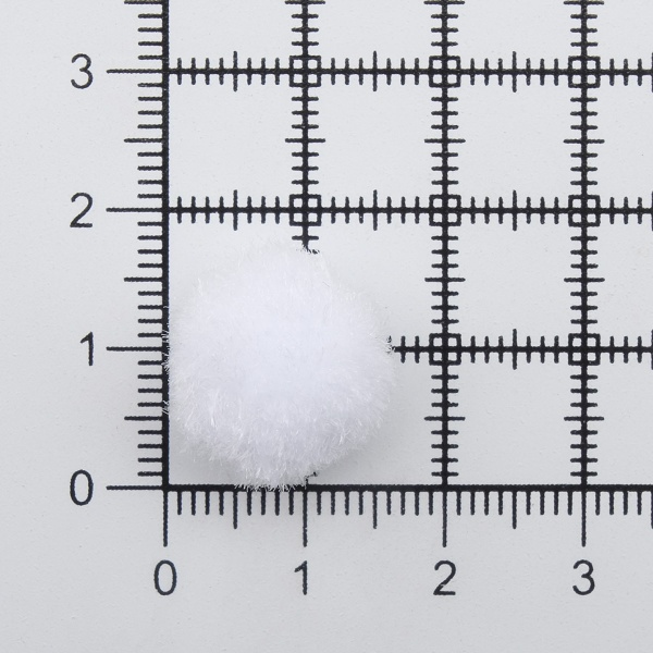 Помпоны декоративные 15мм, 50шт/упак, Astra&Craft (PA-001 белый)