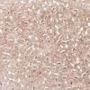 Бисер, (стекло), 11/0, упак./20 гр., Astra&Craft (1101 бежево-розовый/прозр.серебрист.центр(круг.отв.))