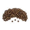 Бусины деревянные,натуральные, круглые, 8мм, 50гр, 290(+/-10)шт/упак, Astra&Craft (коричневый)