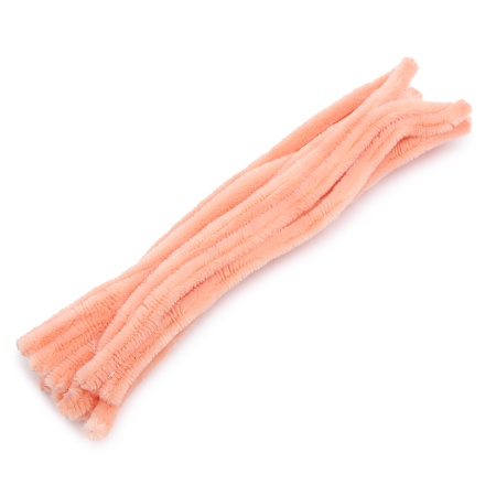 Синель-проволока, 12 мм*30см, 15шт/упак, Astra&Craft (A-048 телесный)