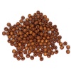 Бусины деревянные,натуральные, круглые, 10мм, 50гр, 160(+/-5)шт/упак, Astra&Craft (коричневый)