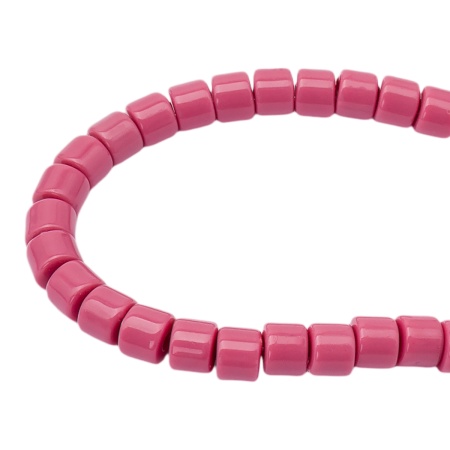 (7739890/7739298) 2141 Бусины пластиковые, цилиндр, 5*6мм, 500гр Astra&Craft (003 пыльная роза)