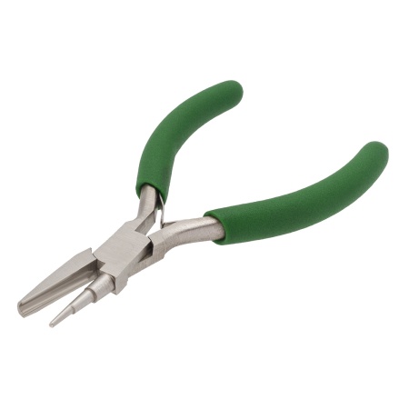 XPL020 Кругло/плоскогубцы ступенчатые с закругленной ответной частью 12,5см, Astra&Craft