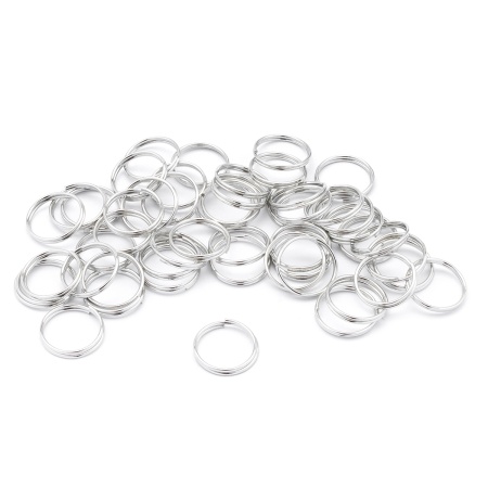 4AR259/260 Кольцо соединительное двойное, 12мм, 50шт/упак, Astra&Craft (Никель)
