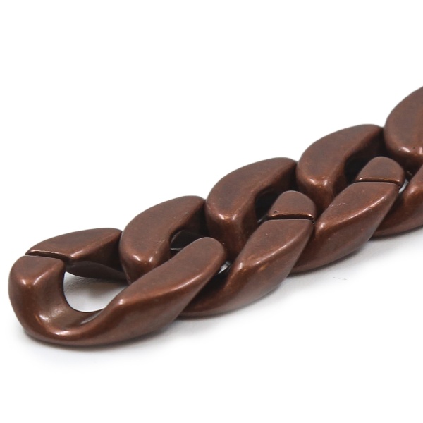 6122 Цепь, 10см, размер звена 24х15мм (медь)