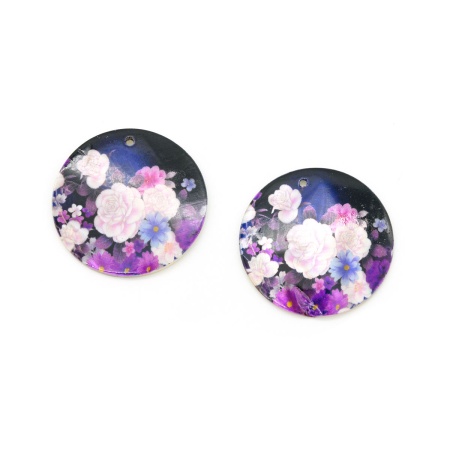 Декоративная подвеска 'Круг', 45 мм, упак./2 шт., Astra&Craft (45-23)