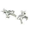 4AR2076 Подвеска металлическая единорог, 27*20 мм, 2 шт/упак, Astra&Craft (серебро)