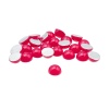 Полубусины пластиковые, 'желейные', полупрозрачные в цвете, 8мм, 25шт/упак, Astra&Craft (J8 красный)