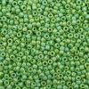 Бисер, (стекло), 11/0, упак./20 гр., Astra&Craft (404 салат/непрозр.радужный)