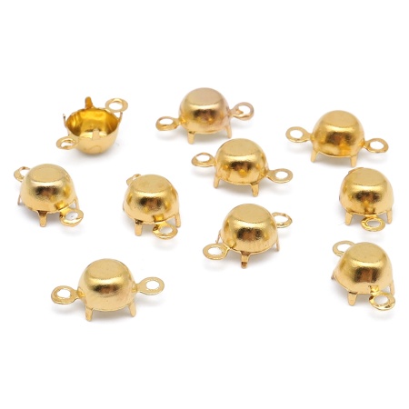 4AR2046 Цап для страз пришивной, 5 мм, 10 шт/упак, Astra&Craft (золото)