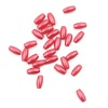 4AR293/294 Бусины пластиковые, 'жемчуг', цветные, рис, 3*6мм, 15гр, Astra&Craft (J530 красный)