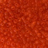 Бисер, (стекло), 11/0, упак./20 гр., Astra&Craft (9В т. оранжевый/прозрачный)