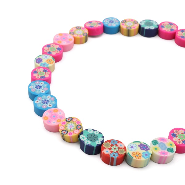 Бусины из полимерной глины 'Цветы 2' 10мм 20г, Astra&Craft