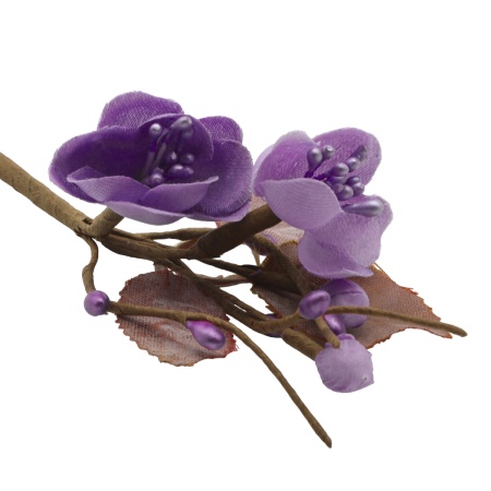 MH1-95 Декоративный букетик 'Магнолия' D3*3*H14см, 1шт, Astra&Craft (E11 светло-фиолетовый)