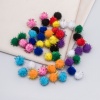 Помпоны с блестками, 15мм, 10 цветов, 50шт, Astra&Craft