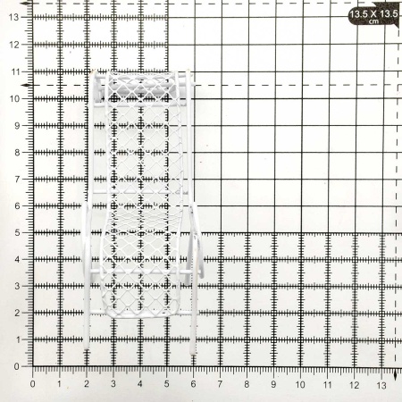 AF011 Шезлонг витой металлический, 7*4*4см (белый)