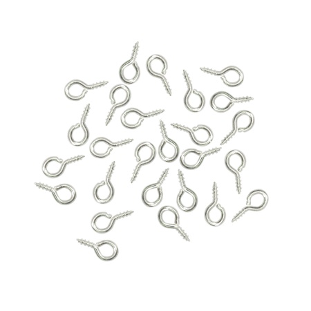 FIN2150 Штифты винтовые, 8*4mm, 50 (+/-5)шт/упак, Astra&Craft (серебро)