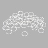 4AR255/256 Кольцо соединительное двойное, 8мм, 50шт/упак, Astra&Craft (Серебро)