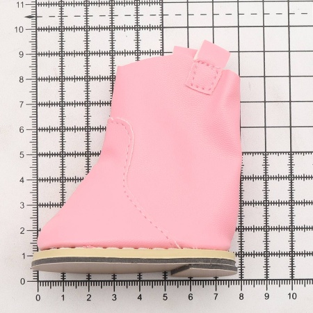 SH-0013 Сапожки для кукол, 7,5см*8 см, 1 пара, Astra&Craft (розовый)