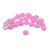 Полубусины пластиковые, 'желейные', полупрозрачные в цвете, 8мм, 25шт/упак, Astra&Craft (J12 розовый)